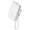 ANKER A1257H21 Power Bank 10K mAh 22.5W with USB-C Cable, White شاحن محمول انكر