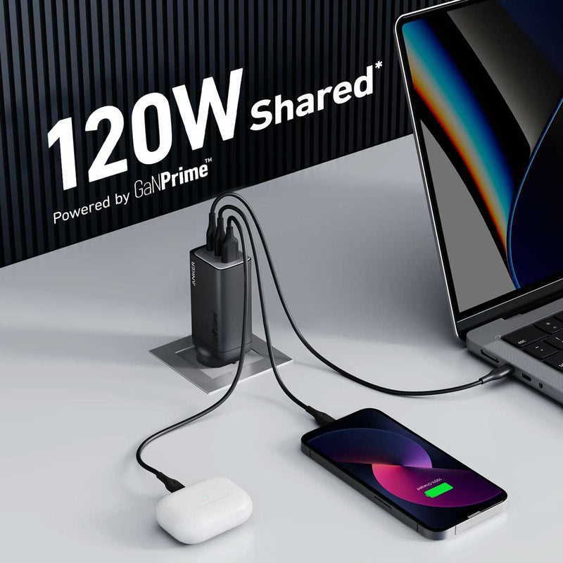 ANKER 5791 A1336011 Prime 20,000mAh Power Bank (200W) and 737 Charger (GaNPrime 120W) شاحن محمول انكر