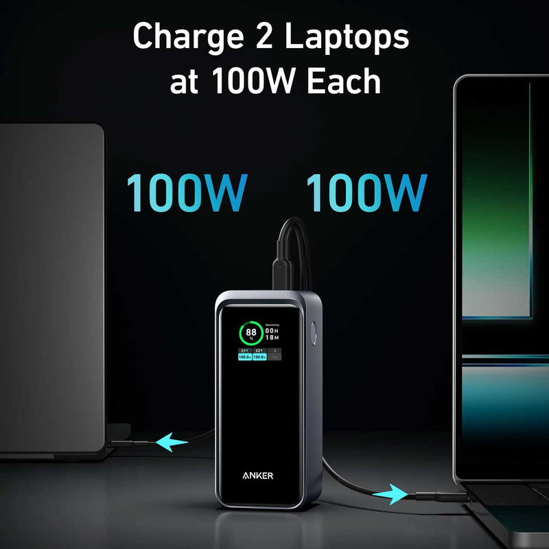 ANKER 5791 A1336011 Prime 20,000mAh Power Bank (200W) and 737 Charger (GaNPrime 120W) شاحن محمول انكر