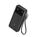 ANKER A1384H11 Power Bank 20K mAh 30W with USB-C Cable, Black شاحن محمول انكر