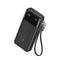 ANKER A1384H11 Power Bank 20K mAh 30W with USB-C Cable, Black شاحن محمول انكر