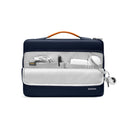 TOMTOC A14D3B2 Defender-A14 Laptop Briefcase for 13.5-14.4 inch Laptop, Navy Blue