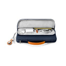 TOMTOC A14D3B2 Defender-A14 Laptop Briefcase for 13.5-14.4 inch Laptop, Navy Blue