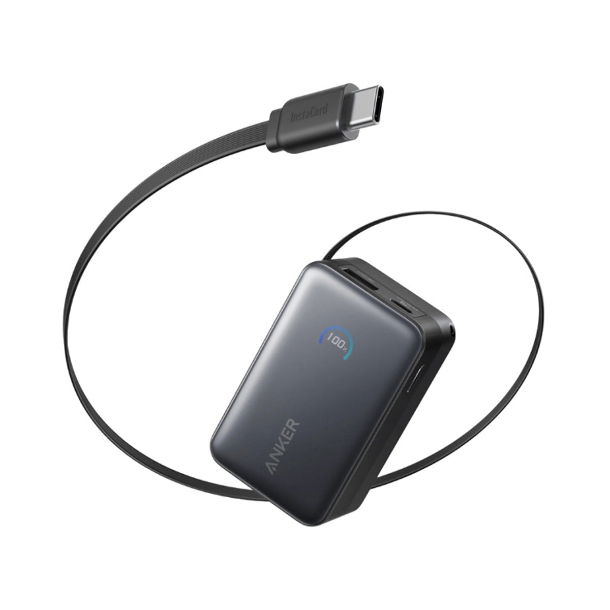 ANKER A1638H11 Nano Power Bank 10K 45W Built-In Retractable USB-C