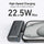 ANKER A1653H11 Nano Power Bank (22.5W, Built-In USB-C Connector), Black شاحن محمول انكر
