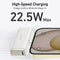 ANKER 5867 A1653H21 Nano Power Bank (22.5W, Built-In USB-C Connector), White  شاحن محمول انكر