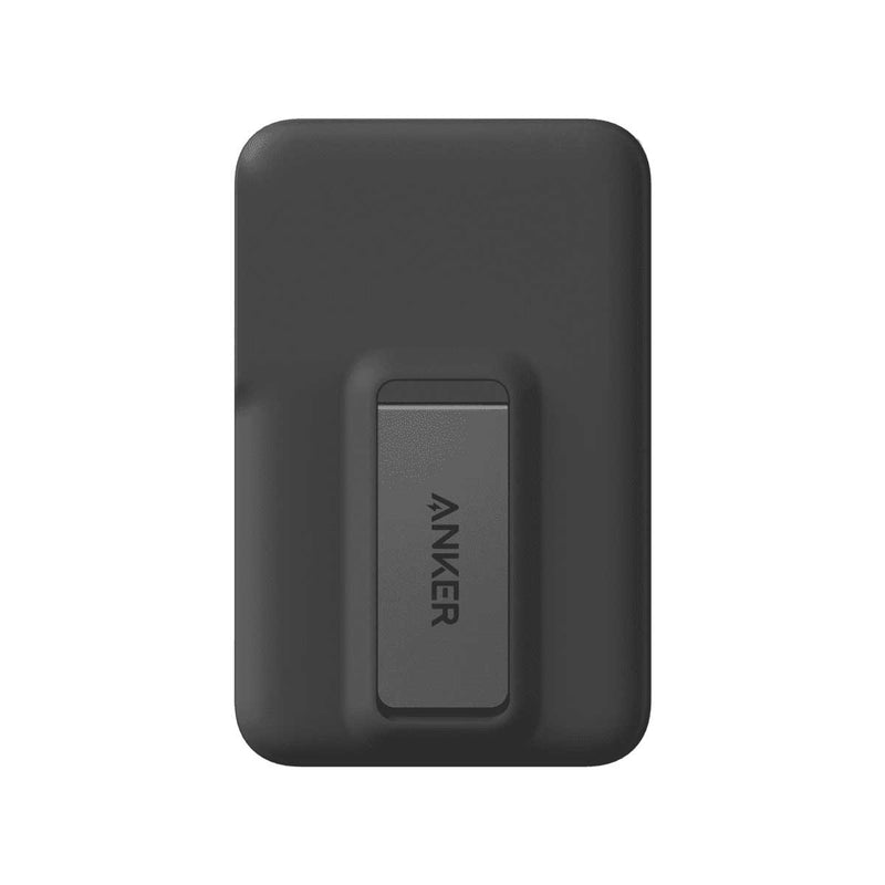 ANKER A1654H11 MagGo Qi2 Power Bank 10K mAh with built-in Stand, Black شاحن محمول وايرلس انكر