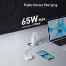 ANKER 5869 A1654H21 MagGo Qi2 Power Bank 10K mAh with built-in Stand, White شاحن محمول وايرلس انكر