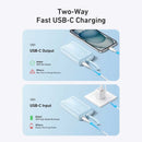 ANKER  A1689H31 Power Bank 20K 30W Built-In USB-C  Cable, Blue شاحن محمول انكر