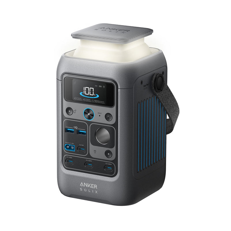 ANKER A17260Z1 5974 SOLIX C300 Portable Power Station - 288Wh | 300W, Black  محطة طاقة انكر
