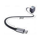 ANKER A2738HA2 Nano Car Charger 75W USB-C Port with Built-In USB-C Cable, Gray  شاحن سيارة نانو انكر