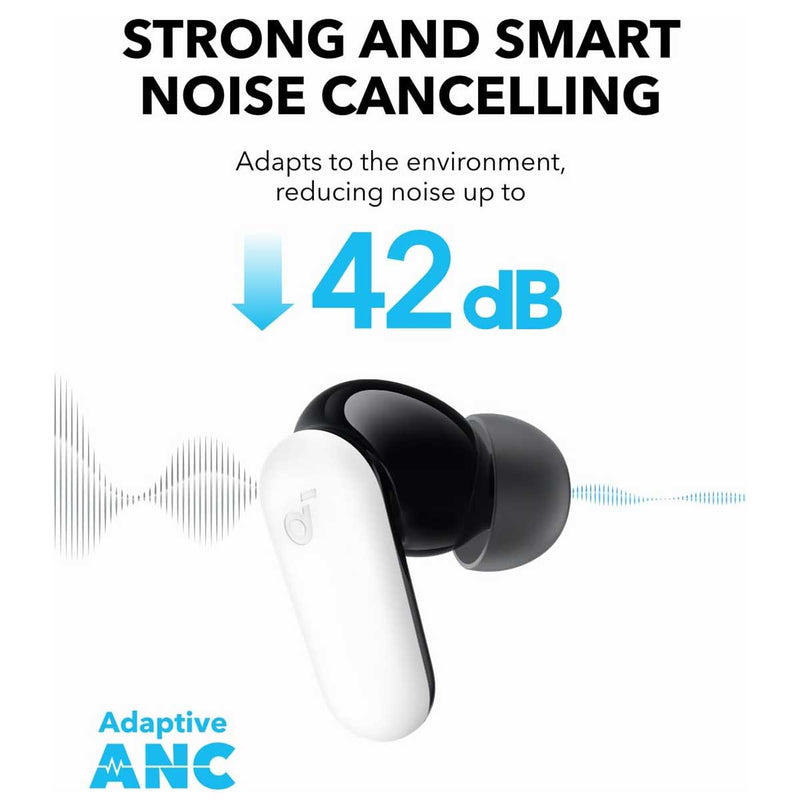 ANKER A3959H21 Soundcore R50i NC TWS, White سماعات انكر