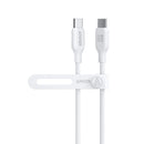 ANKER A80F2H21 PowerLine USB C to USB C Cable Fast Charging 140W, White كابل شحن سريع انكر