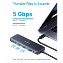 ANKER A8355H11 332 5-in-1 USB-C Hub, Black باور بانك انكر