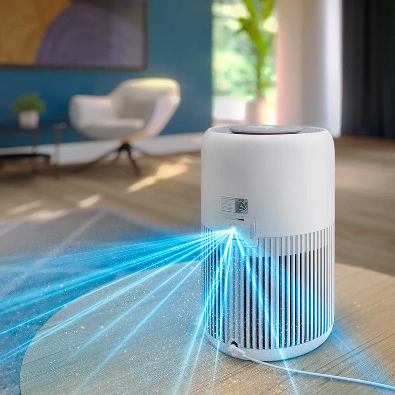 PHILIPS AC0920/10 PureProtect Mini 900 Series Air Purifier, White منقي هواء فلبس