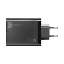 CELLULARLINE ACHUSBGAN4PD100UKK 3979 NANO GAN 100W Charger with 4 Ports, Black شاحن مع 4 مداخل
