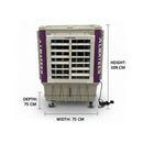 ALMATEEN ACMA7700PW Air Cooler 117 L, Beige كونفيرة المتين