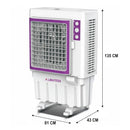 ALMATEEN ACMA8400PW-CH Air Cooler 75L, Purple كونفيرة المتين