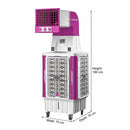 ALMATEEN ACMA9400PW-CH Air Cooler 46L, Purple كونفيرة المتين