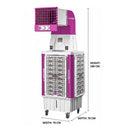ALMATEEN ACMA9500PW-CH Air Cooler 46L, Purple كونفيرة المتين