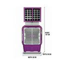 ALMATEEN ACMA9718PW-CH Large-Size Durable Cooler, Purple كونفيرة المتين
