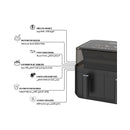 SHOWNIC AF-D100LW3 Air Fryer, 10L, Black قلاية هوائية شونك