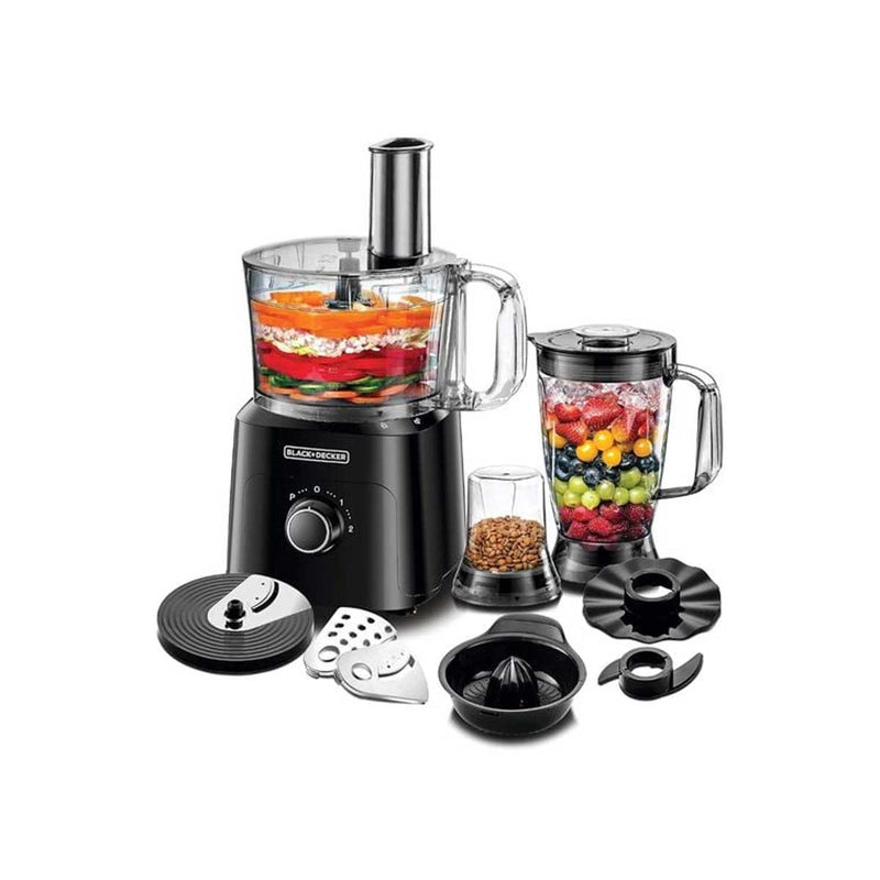 BLACK & DECKER FX775-B5 Food Processor, Black  محضرة طعام