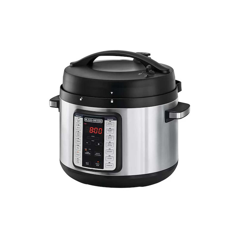 BLACK & DECKER PCP1010-B5 10L EZ Smart Steam Pot - Electric Pressure Cooker جدر ضغط ذكي