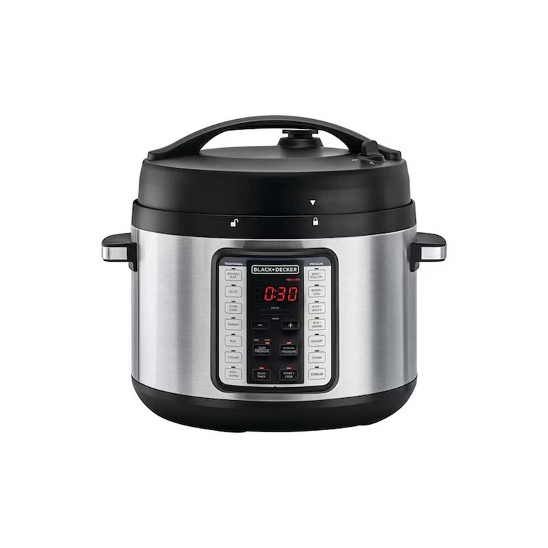 BLACK & DECKER PCP1010-B5 10L EZ Smart Steam Pot - Electric Pressure Cooker جدر ضغط ذكي