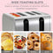 BLACK & DECKER ET444-B5 Toaster, 4-Slice, 2100W Double-Sided Heating محمصة 4 شرائح