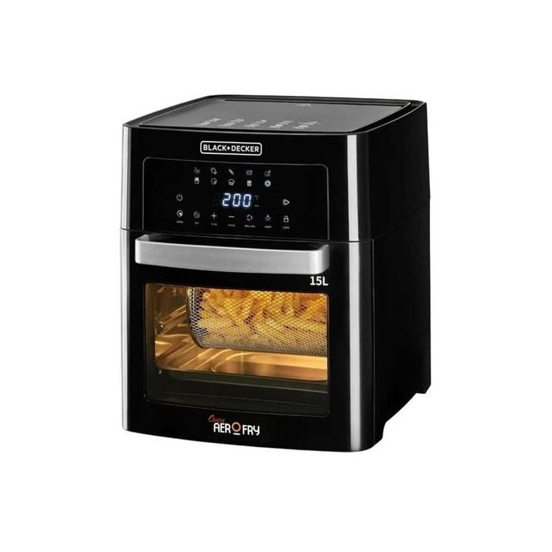 BLACK & DECKER AOF150-B5 Air Fryer Oven, Black  قلاية هوائية سعة 15 لتر