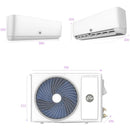 FLO AH18X26 Wall-Mounted Split Air Conditioner, 1.5 TON سبلت جداري انفيرتر طن ونص فلو
