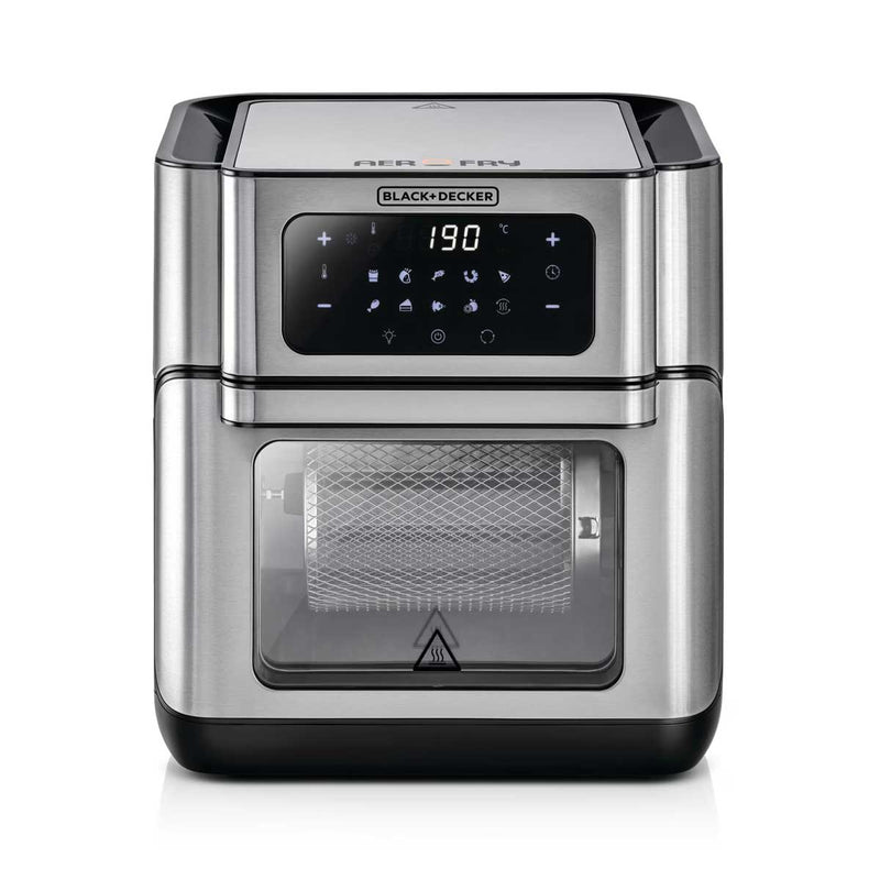 BLACK & DECKER AOF100-B5 Air Fryer Oven, Silver  قلاية هوائية