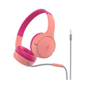 BELKIN AUD010HQPK SoundForm Mini Wired On‑Ear Headphones, Pink سماعة راسية بيلكن
