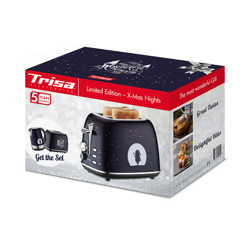 TRISA 7371.88 Toaster "X-Mas Nights", Black توستر تريسا