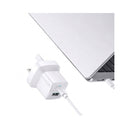 ANKER B2331K21 323 Wall Charger 33W and C to L 3ft Cable, White شاحن حائط 33 واط بطول 3 متر