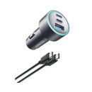 ANKER B2736H11 335 Car Charger 67W with 3ft C-to-C Cable, Black شاحن سيارة67 واط بطول 3 متر انكر