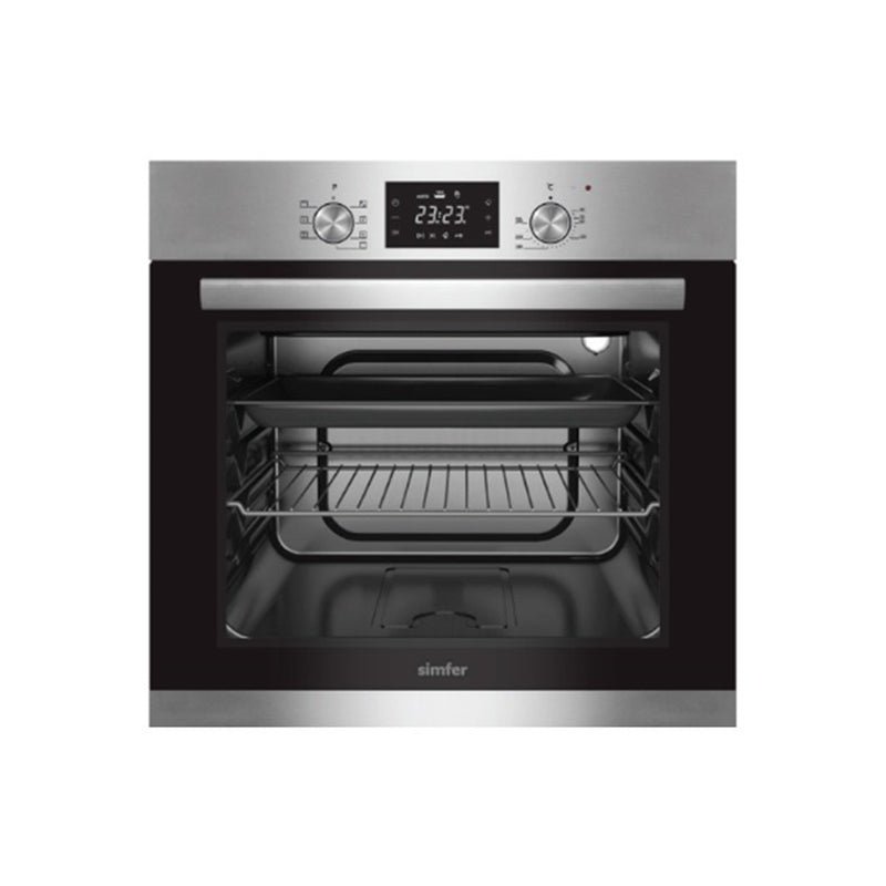 SIMFER B6404DERIM Built-In Electroturbo Oven 60cm, Silver