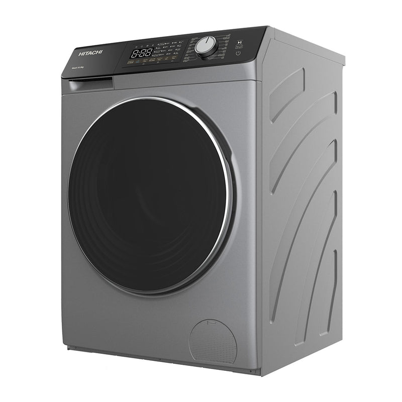 HITACHI BD-1054HVOS Front Loading Washer, Gray + Free gift Inside SP350 + Fakir sky fall غسالة أمامية ، رمادية + هدية مجانية داخل SP350 + Fakir sky fall