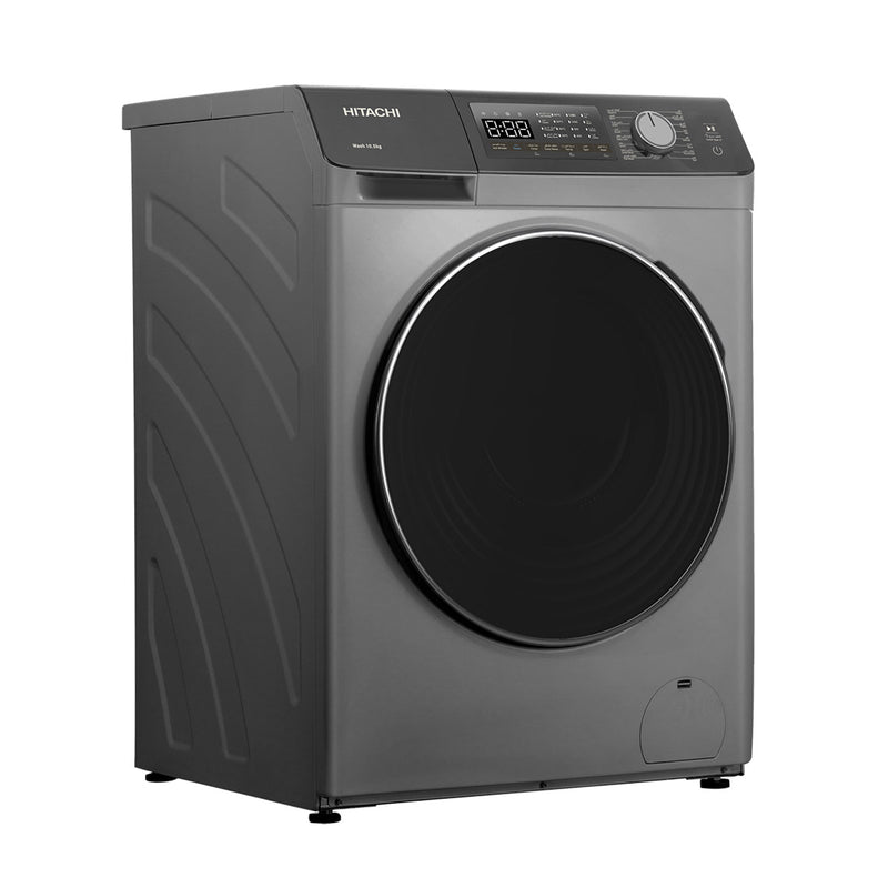 HITACHI BD-1054HVOS Front Loading Washer, Gray + Free gift Inside SP350 + Fakir sky fall غسالة أمامية ، رمادية + هدية مجانية داخل SP350 + Fakir sky fall