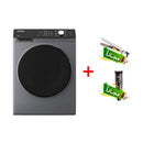 HITACHI BD-802HVOS Front Load Washing Machine, Gray + Free gift Fakir stubby + Fakir Harvey غسالة ملابس أمامية ، رمادية + هدية مجانية Fakir stubby + Fakir Harvey