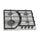 INSIDE BF021 Built-In Gas Cooker 4 Burners, Steel  طباخ غاز مدمج 4 شعلات انسايد