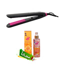Philips BHS375 Thermo Protect straightener, Black + Free gift مكواة فرد الشعر فيليبس  بتقنية Thermo Protect، أسود + هدية مجانية