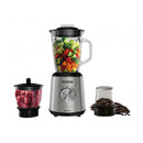 NEWAL BLD-6272 Glass Blender 1.5L 600W, 6 Titanium Blades with Ice Crushing