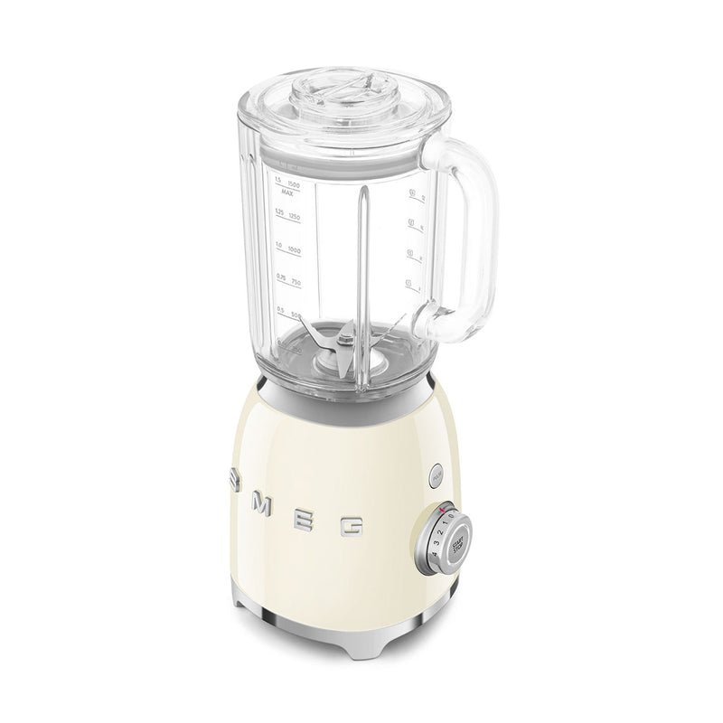 SMEG BLF03CREU Table Blender 1.5 Litre Capacity, 3 intensity Levels, Cream خلاط