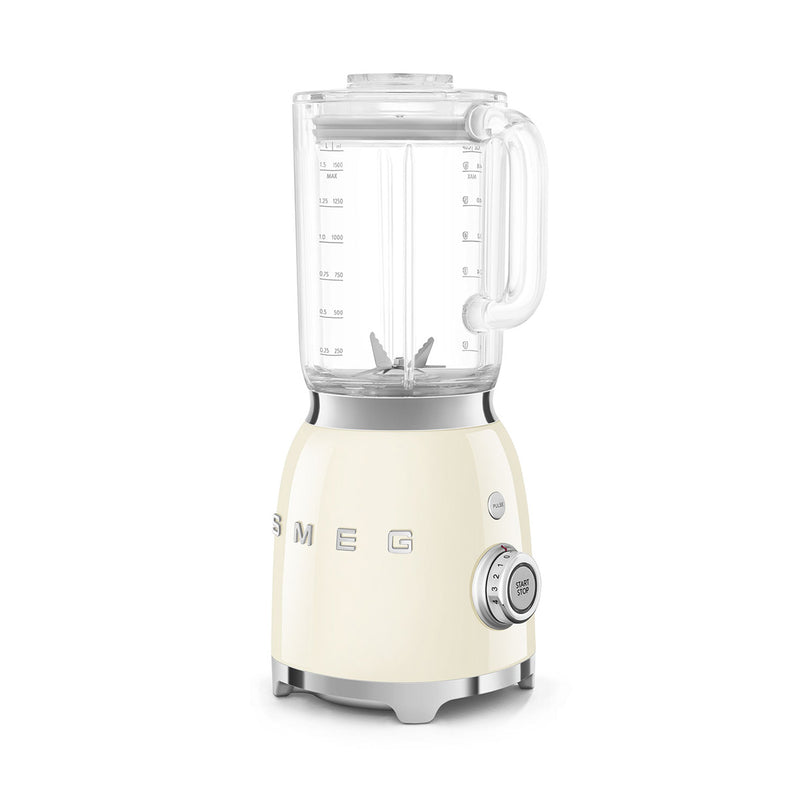 SMEG BLF03CREU Table Blender 1.5 Litre Capacity, 3 intensity Levels, Cream خلاط