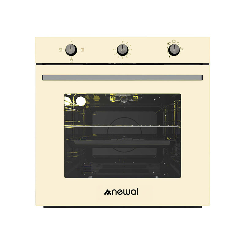 NEWAL BOV-896/04 Built-in Gas Oven, Turbo Fan, Rotisserie Function, Beige