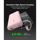 BELKIN BPB024HQPK Post Charge Power Bank 20K with Built-in Cable (Emergency Charger), Pink شاحن متنقل بسعة 20 ألف وحدة مع كابل مدمج (شاحن طوارئ)