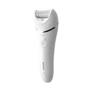 Philips BRE700 Wet & Dry Epilator, White ماكنة حلاقة نسائية رطب جاف 3 ملحق