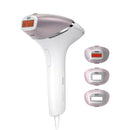 Philips BRI947 IPL Hair Removal Device with SenseIQ, White ماكنة ازالة الشعر لوميا سلكية مع 4 عدسات فيليبس